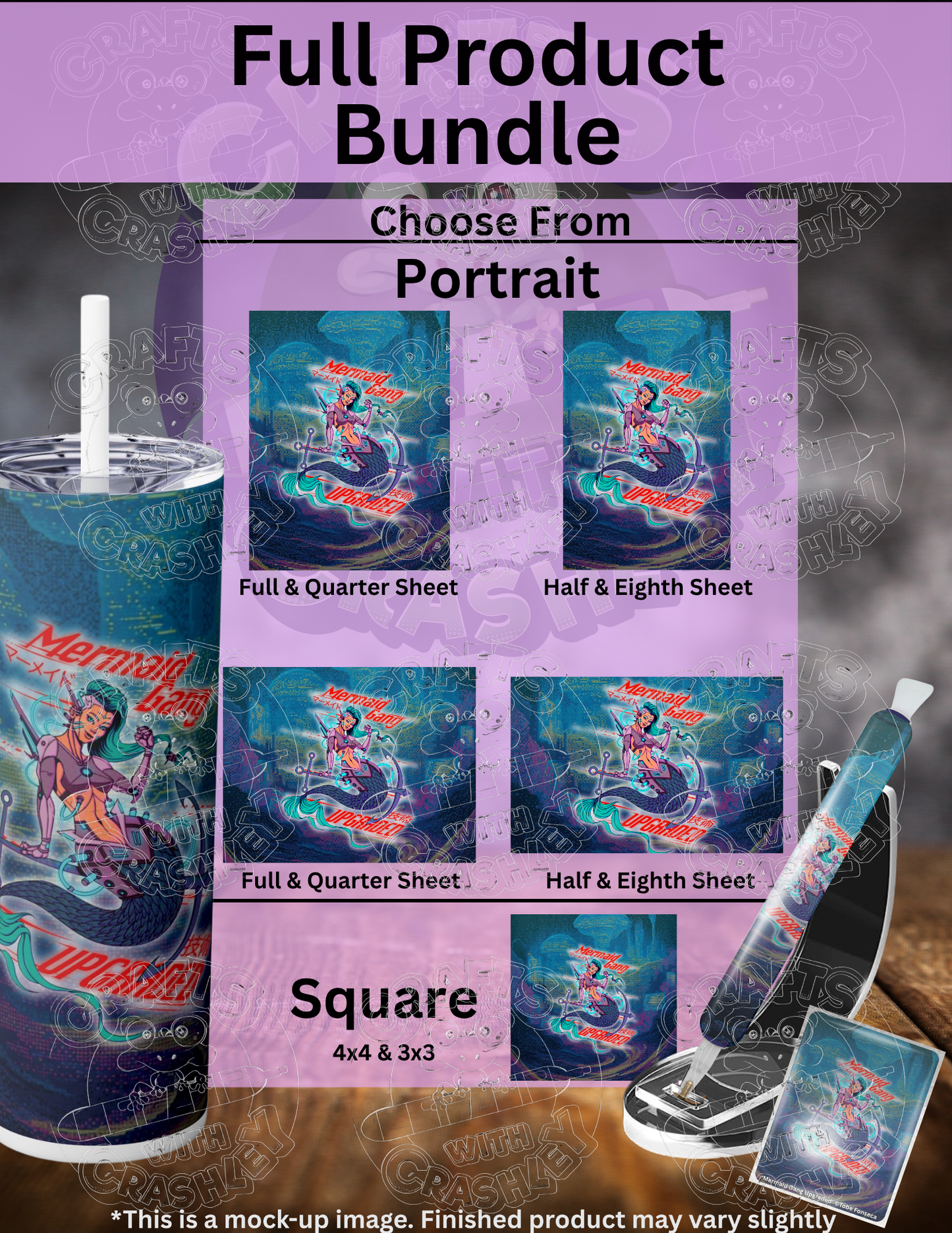 "Mermaid Gang Upgraded" by ©Tobe Fonseca Premium Accessories for Diamond Painting