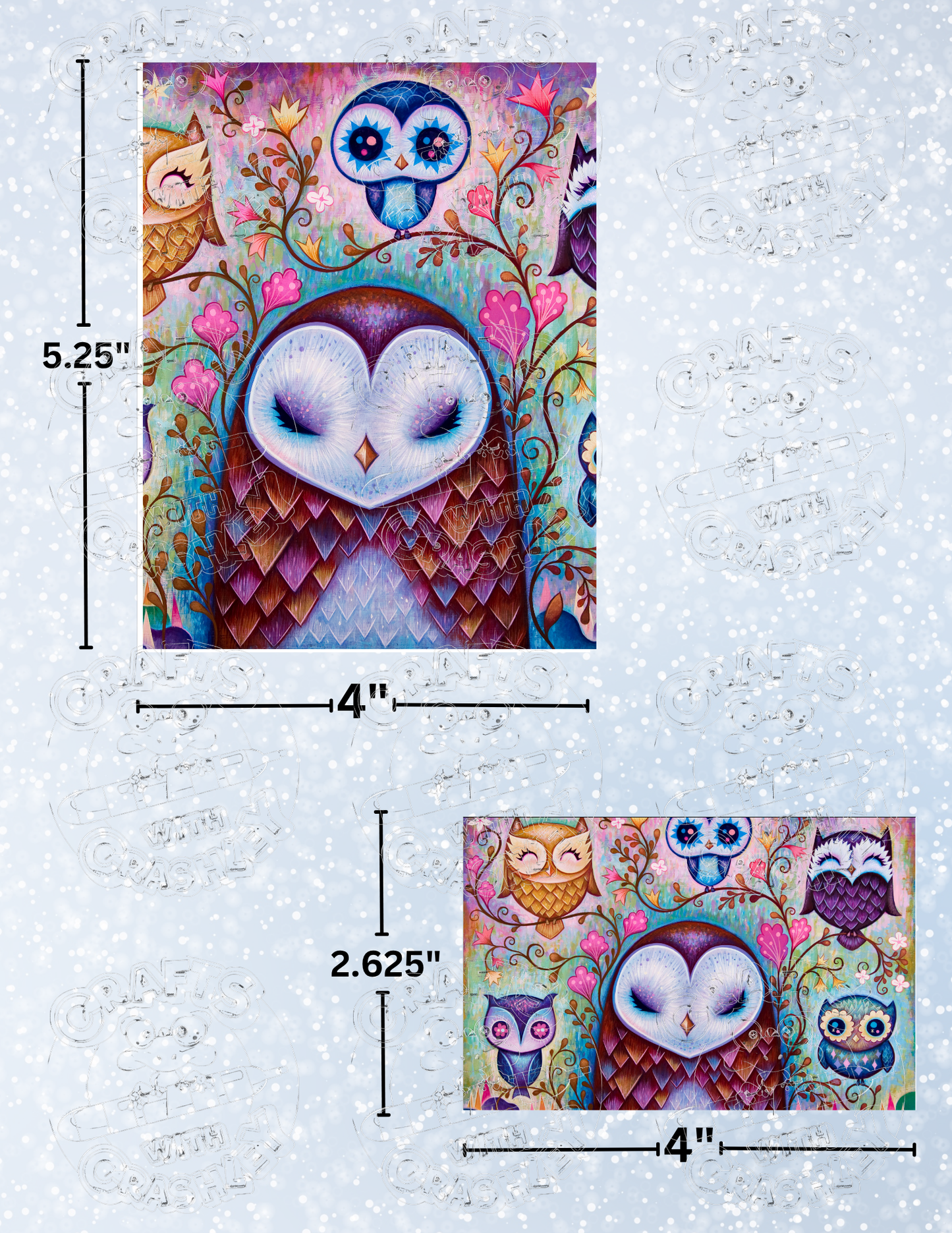 "The Great Big Owl" by ©Jeremiah Ketner Premium Decorative Release Papers for Diamond Painting