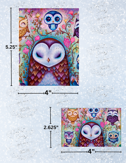 "The Great Big Owl" by ©Jeremiah Ketner Premium Decorative Release Papers for Diamond Painting