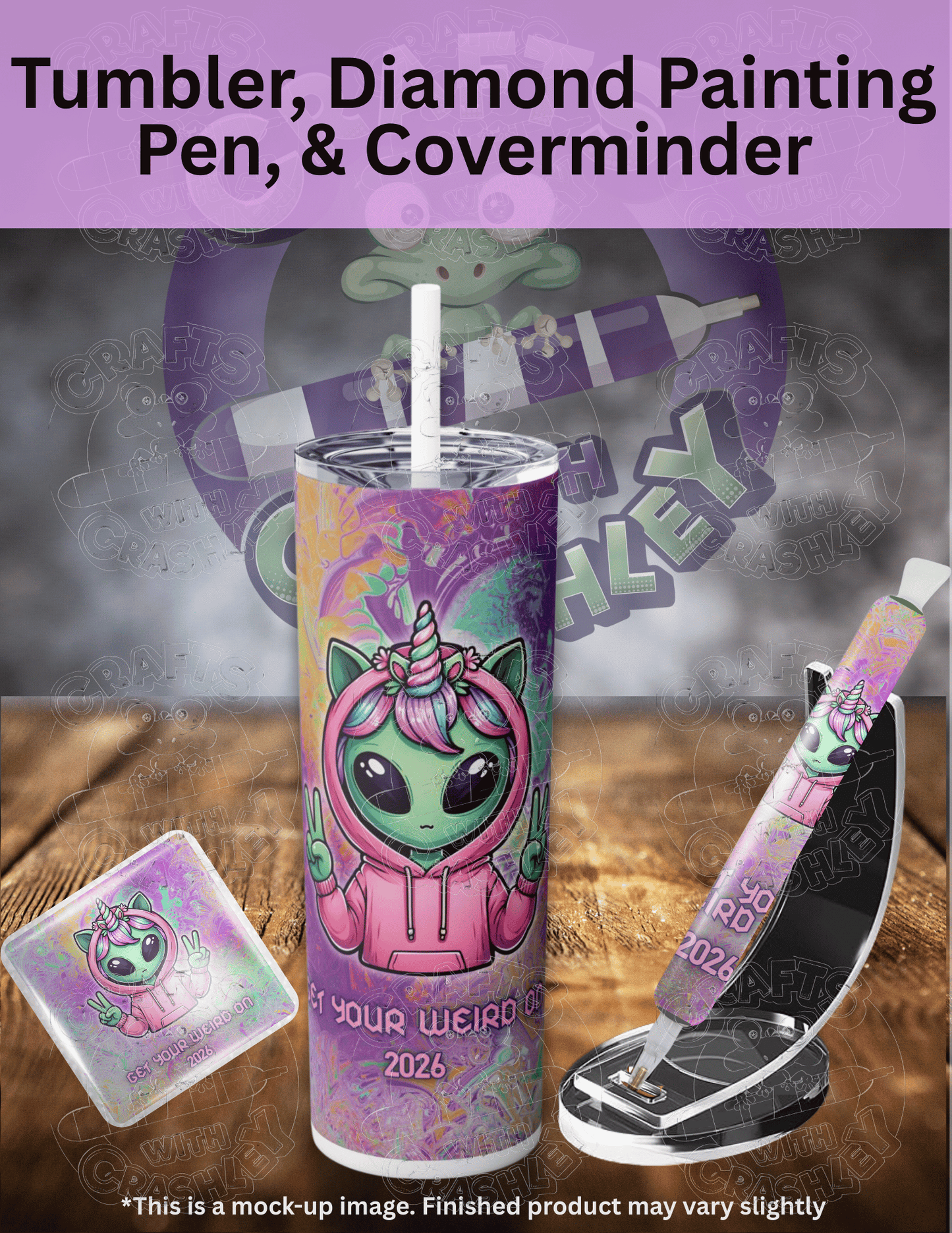 "Get Your Weird On 2026 Alien" Premium Accessories for Diamond Painting