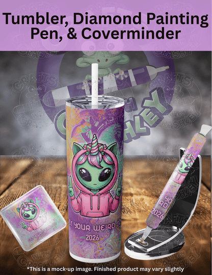 "Get Your Weird On 2026 Alien" Premium Accessories for Diamond Painting