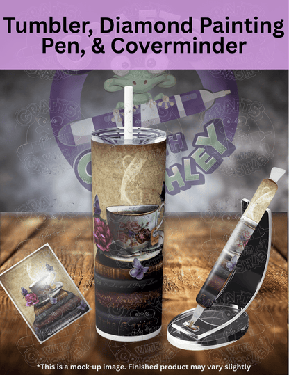 "Tea & Books" by ©Brigid Ashwood Premium Accessories for Diamond Painting