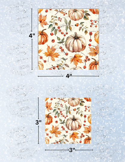 "Classic Fall" Premium Decorative Release Papers for Diamond Painting