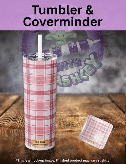 "Pink Plaid" by ©Sara Anne Creations Premium Accessories for Diamond Painting