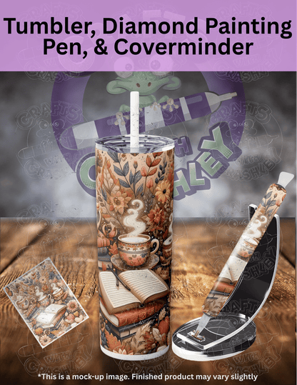"Autumn Book Stack" Premium Accessories for Diamond Painting