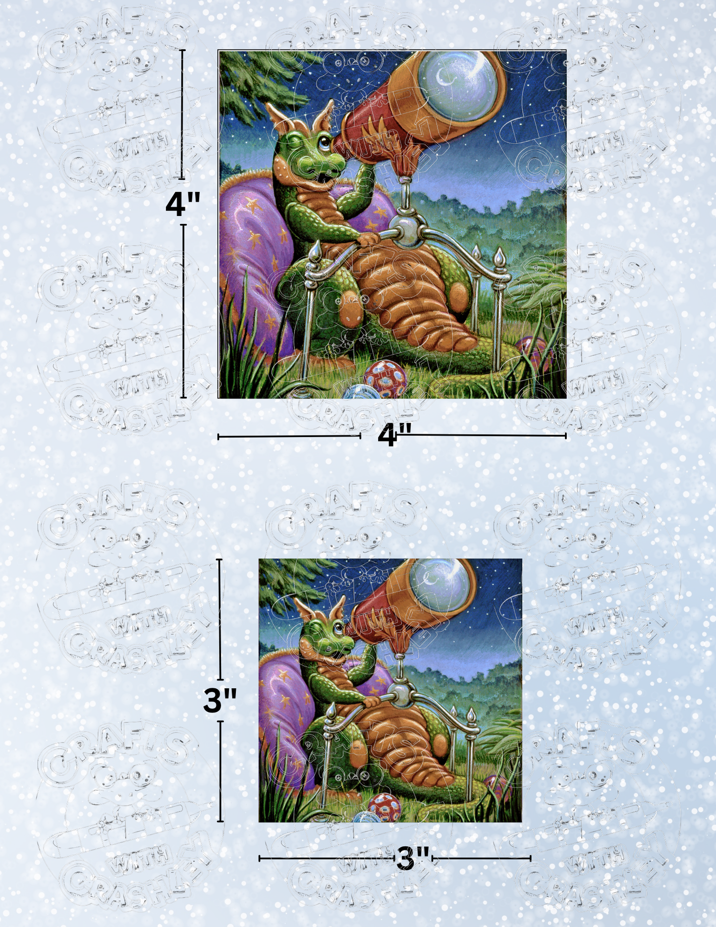 "Stargazing" by ©Randal Spangler Premium Decorative Release Papers for Diamond Painting