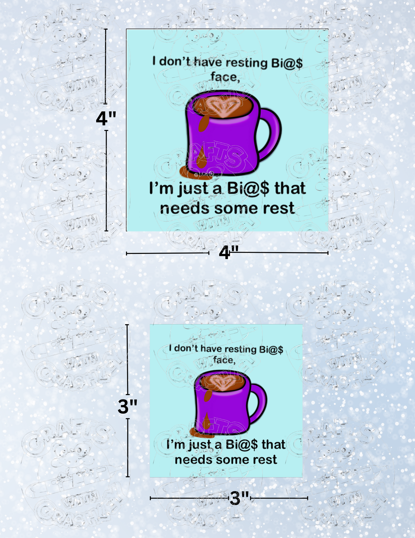 Product Bundle "Bi@$ Face" by ©Mrs Coffee