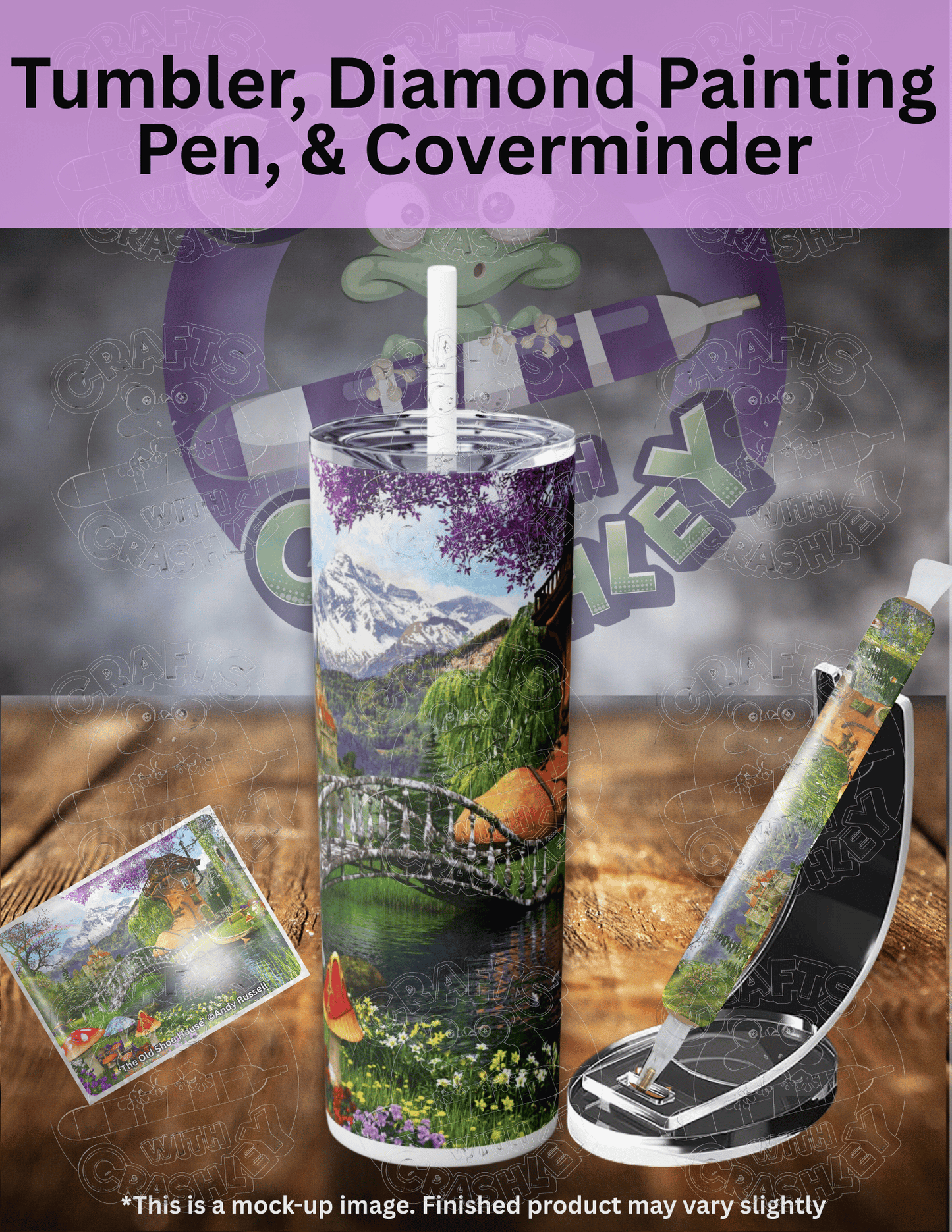 "The Old Shoe House" by ©Dominic Davison Premium Accessories for Diamond Painting