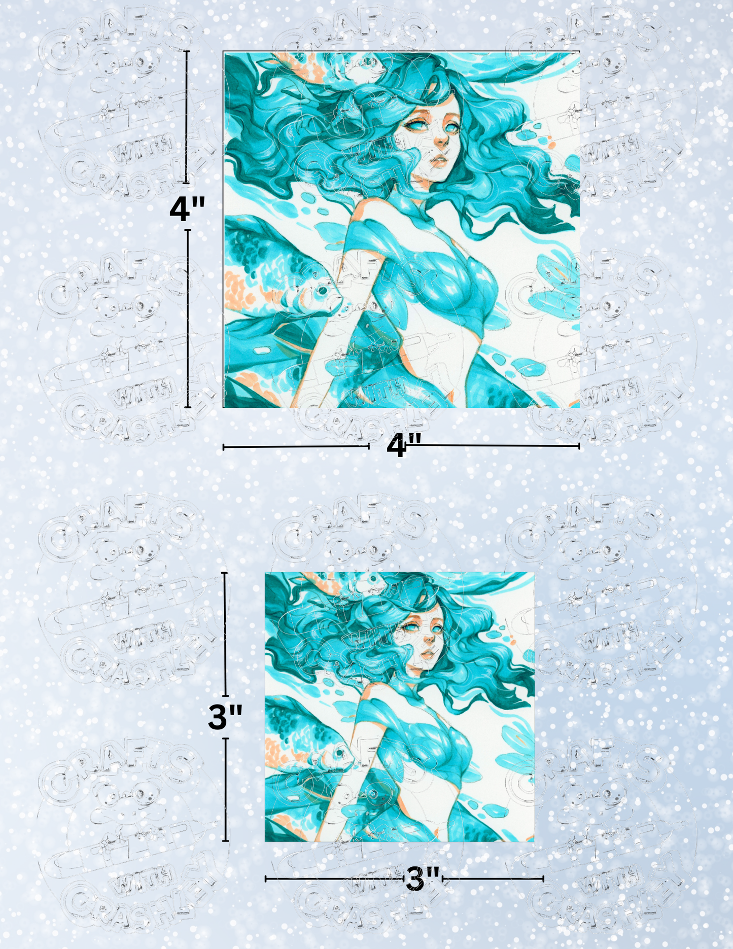 "Flux" by ©Margaret Morales Premium Decorative Release Papers for Diamond Painting