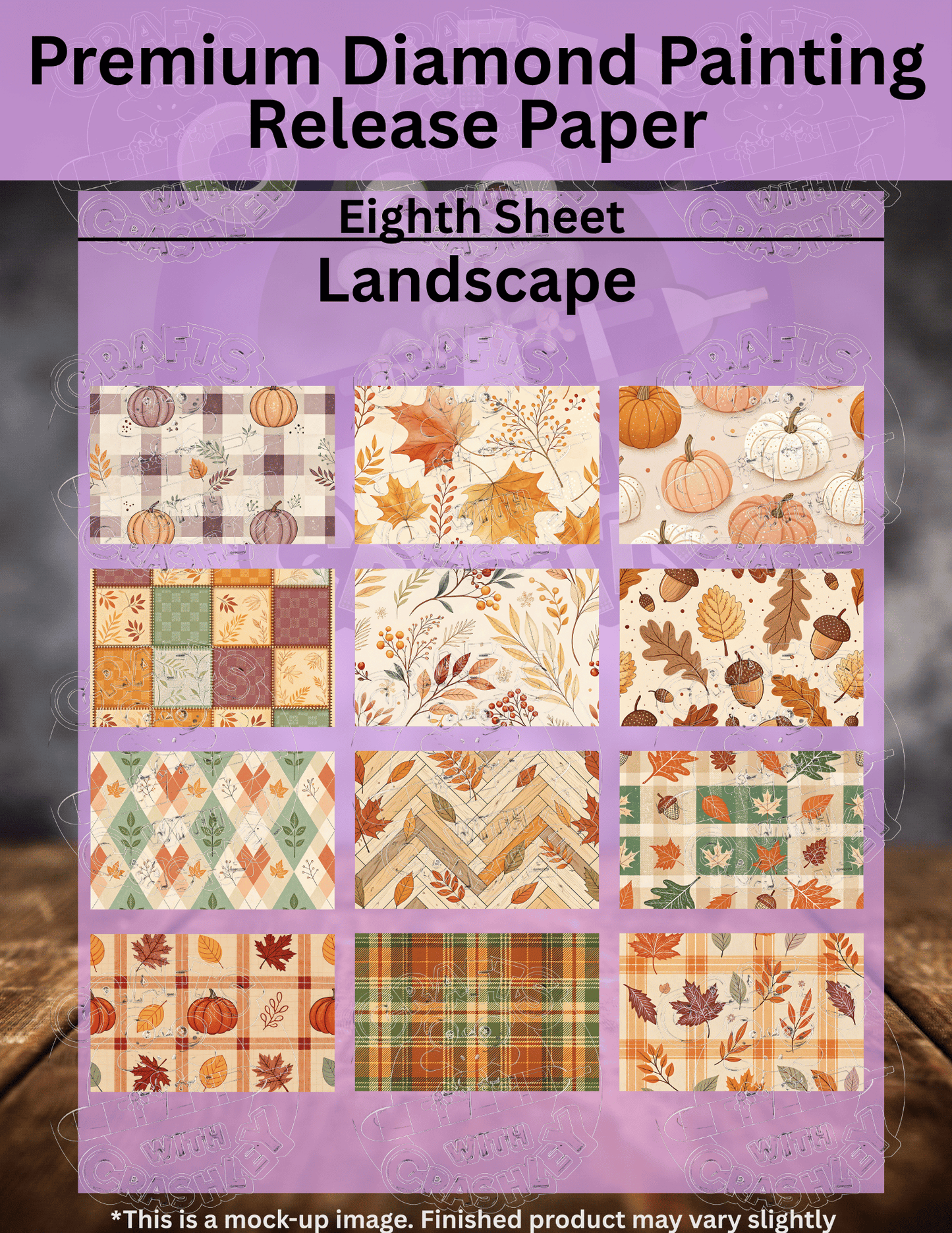 Cozy Fall Combo Pack Premium Release Paper for Diamond Painting