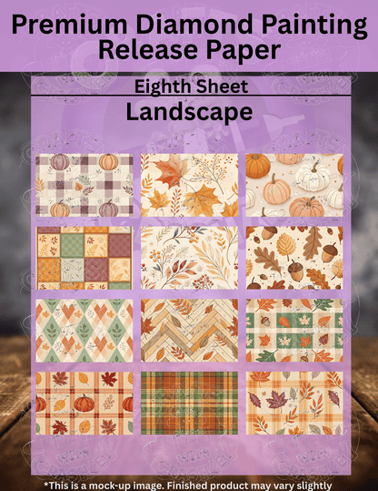 Cozy Fall Combo Pack Premium Release Paper for Diamond Painting