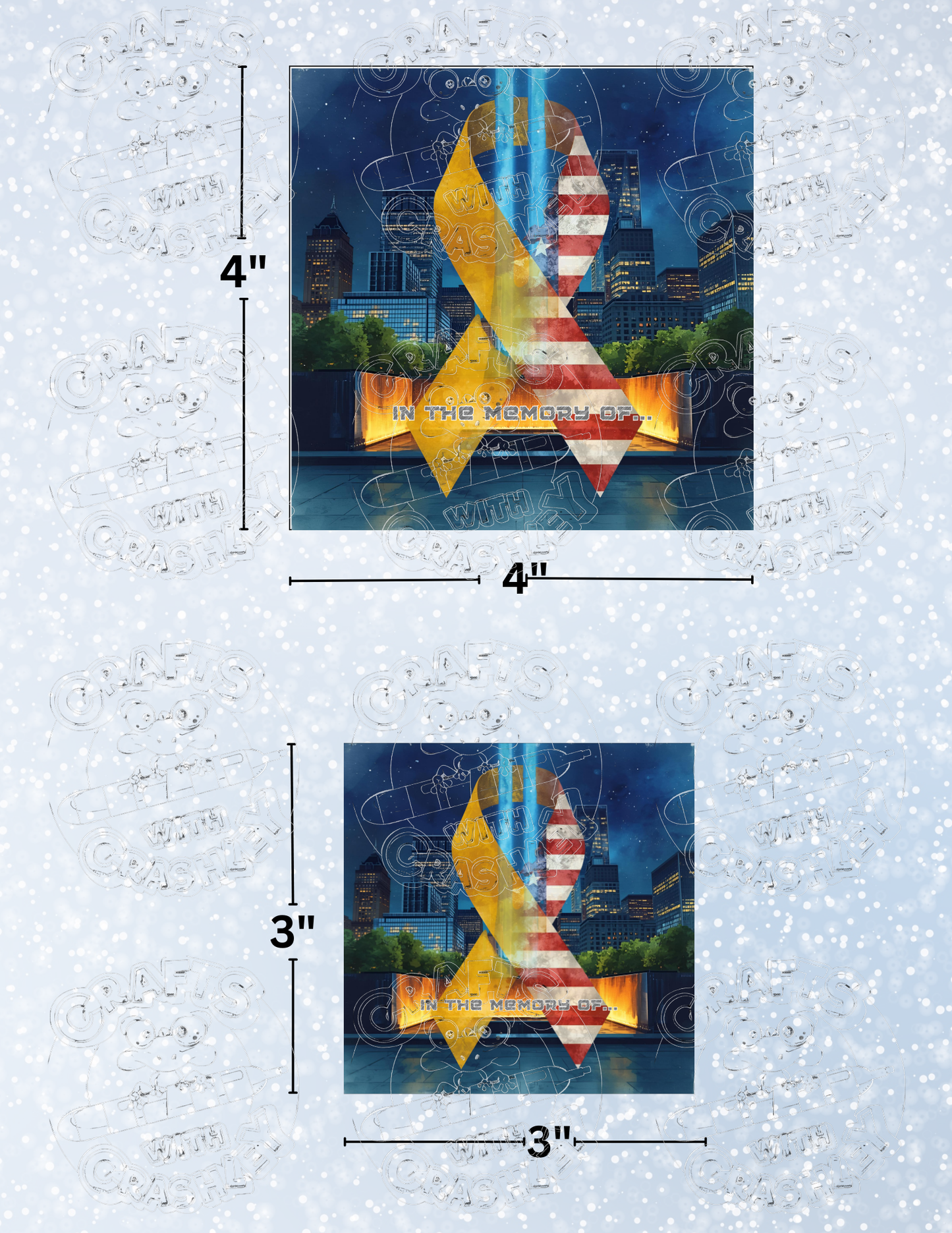 "In the Memory Of..." Premium Decorative Release Papers for Diamond Painting