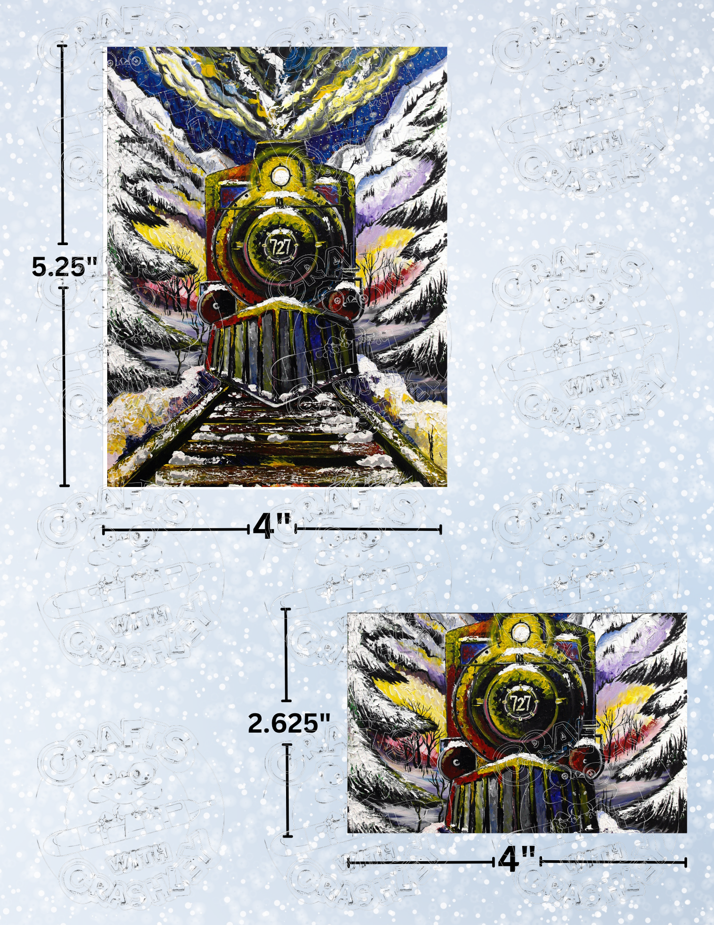 "Aurora Borea Express" by ©Dakota Daetwiler Premium Decorative Release Papers for Diamond Painting