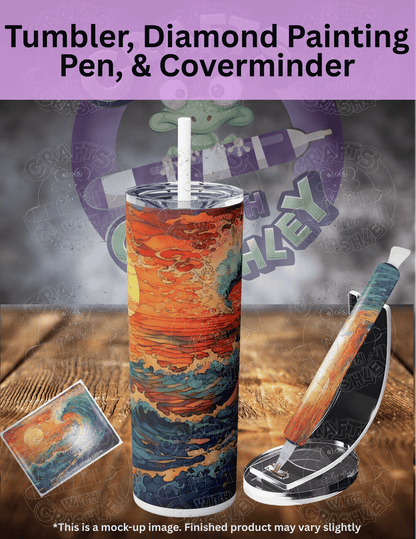 "Ocean Sunset" by ©Peggy Collins Premium Accessories for Diamond Painting