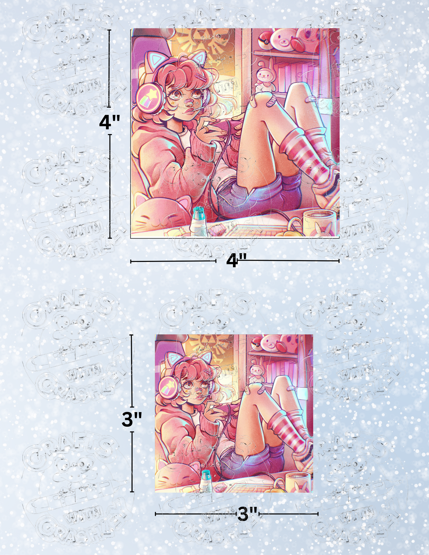 "Gamer Room" by ©Mrs Butter D Premium Decorative Release Papers for Diamond Painting