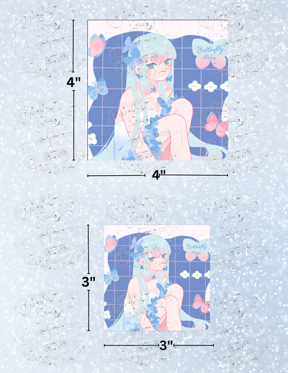 "Butterfly Mix" by ©Hiroko Hashimoto Premium Decorative Release Papers for Diamond Painting