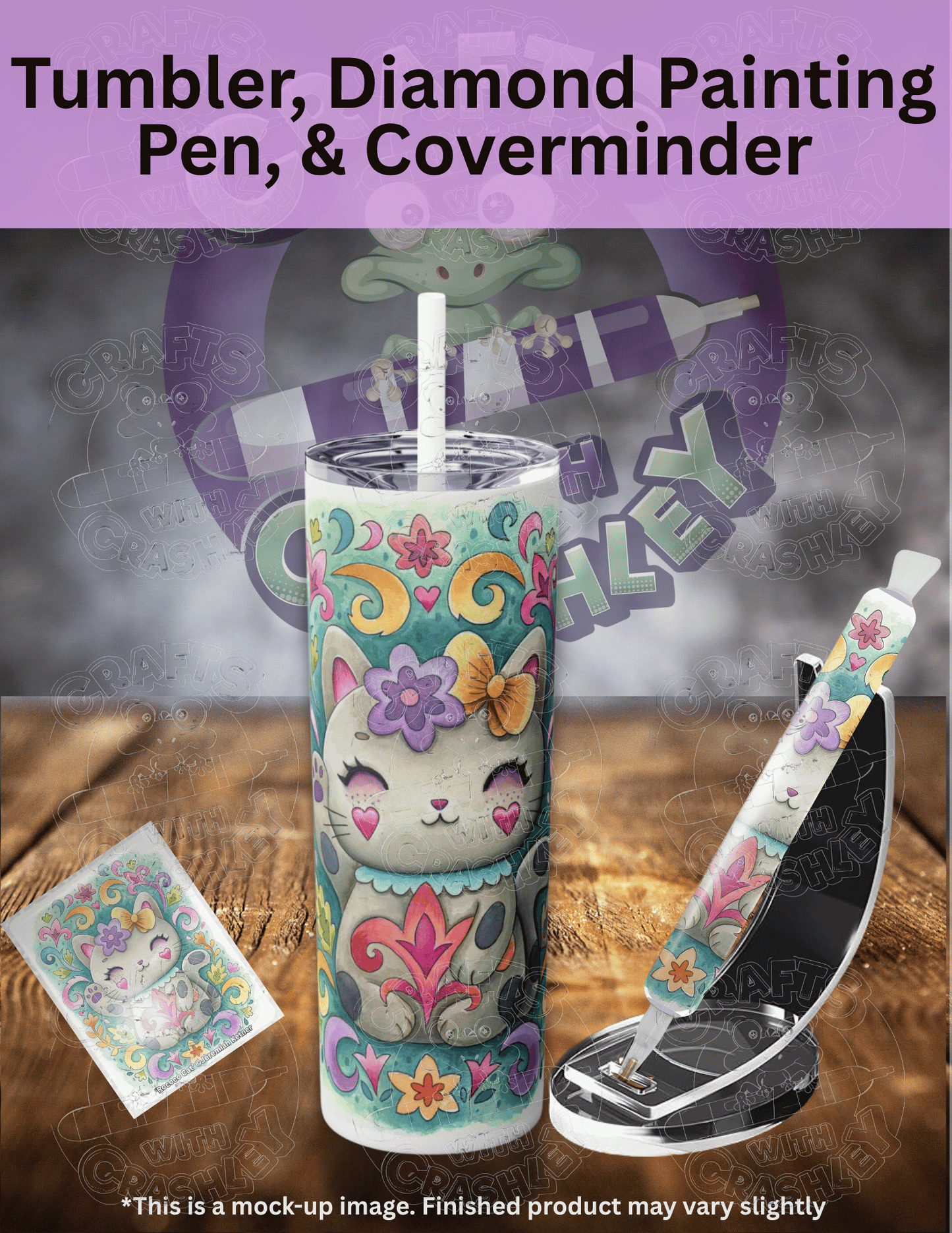 "Rococo Cat" by ©Jeremiah Ketner Premium Accessories for Diamond Painting