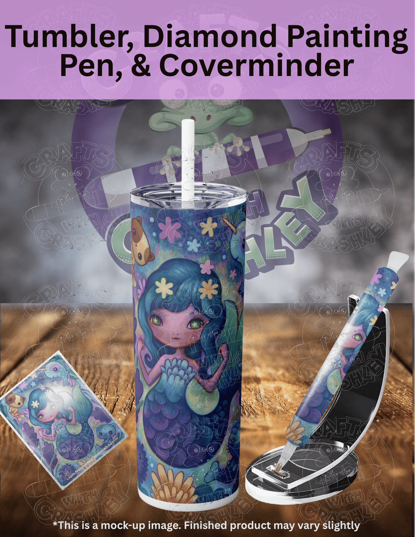"Lapis Mermaid" by ©Jeremiah Ketner Premium Accessories for Diamond Painting
