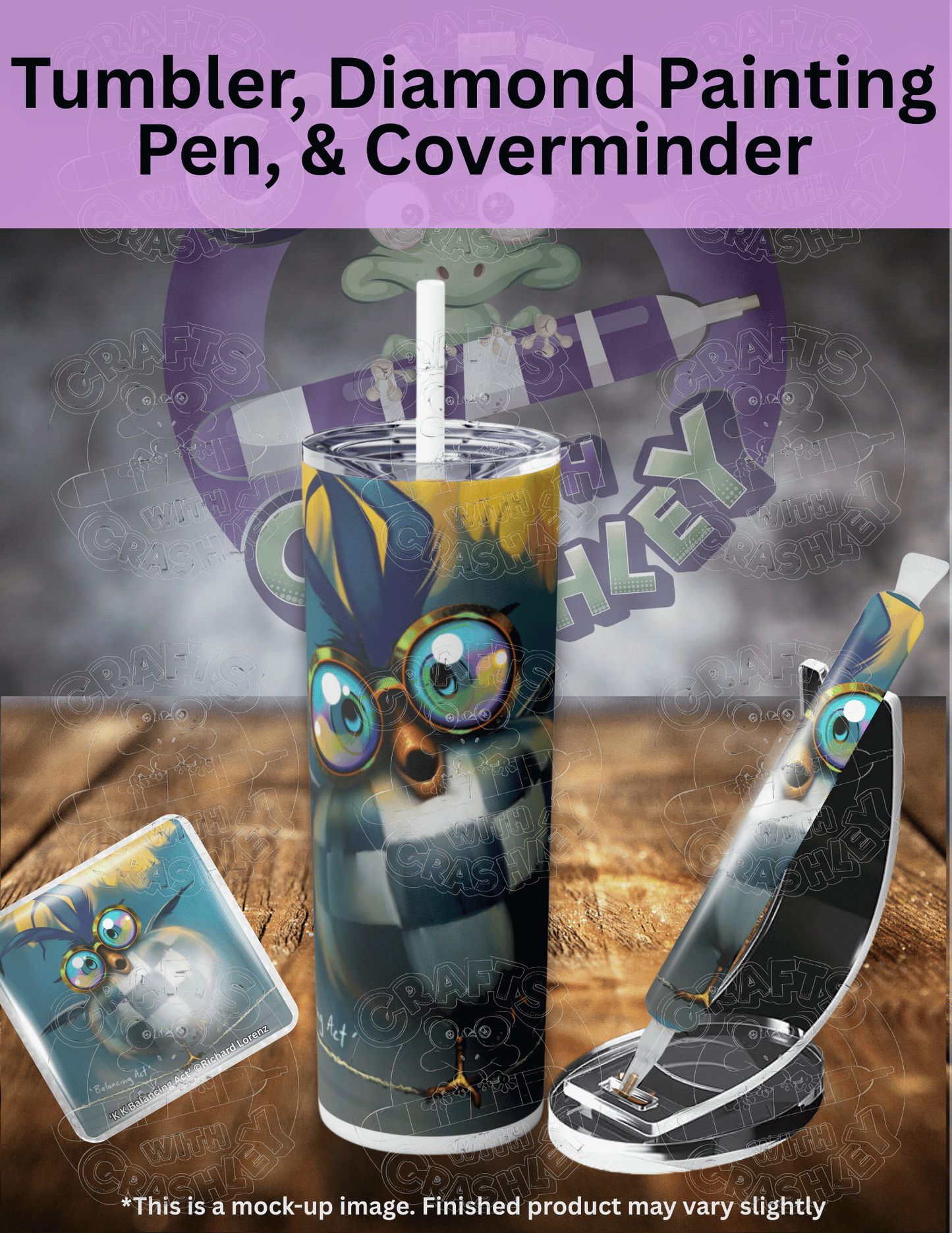 "K K Balancing Act" by ©Richard Lorenz Premium Accessories for Diamond Painting