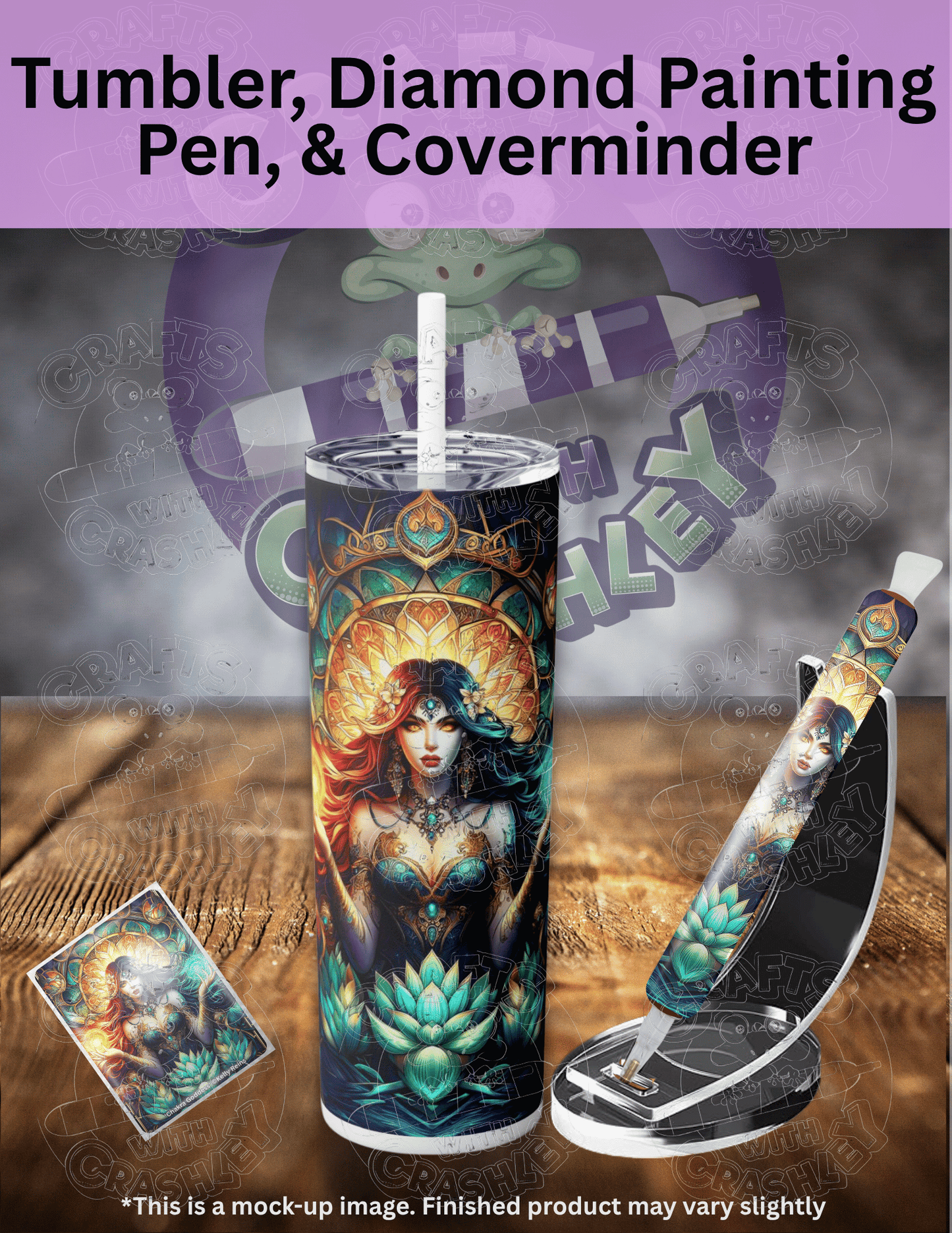 "Chakra Goddess" by ©Kelly Reins Premium Accessories for Diamond Painting