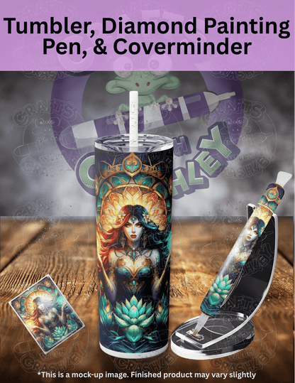 "Chakra Goddess" by ©Kelly Reins Premium Accessories for Diamond Painting