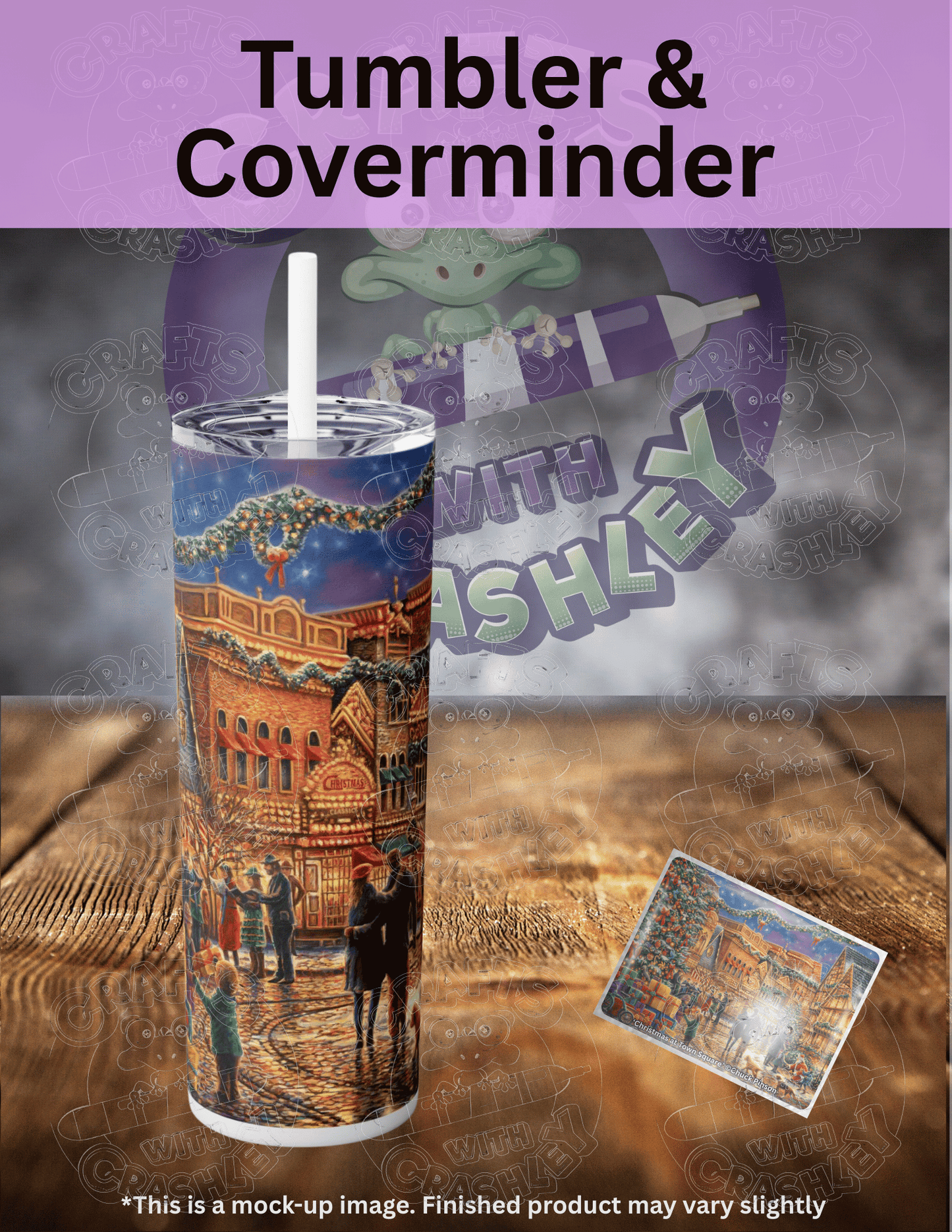 "Christmas at Town Square" by ©Chuck Pinson Premium Accessories for Diamond Painting