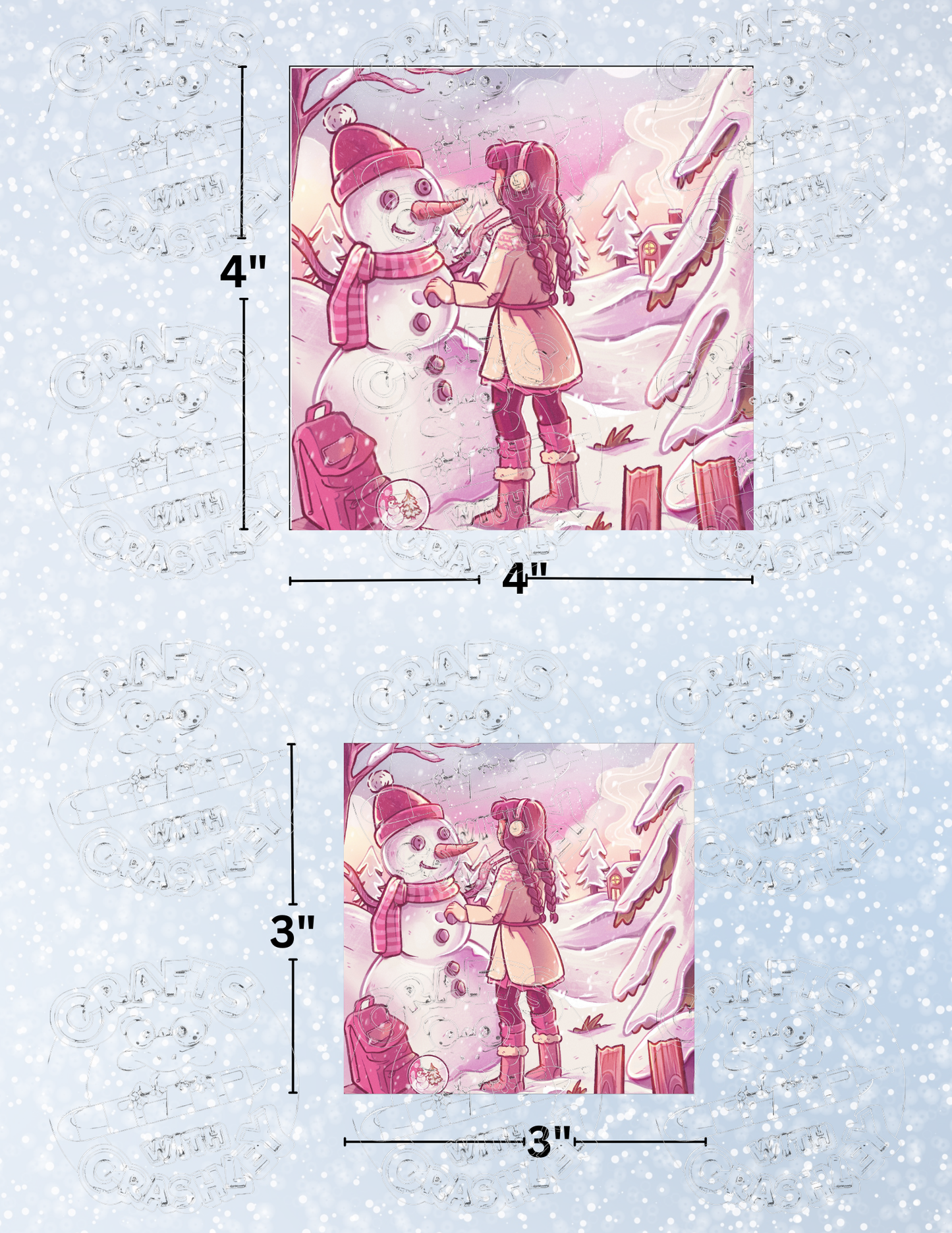 "Snow Globe Wish" by ©Mrs Butter D Premium Decorative Release Papers for Diamond Painting