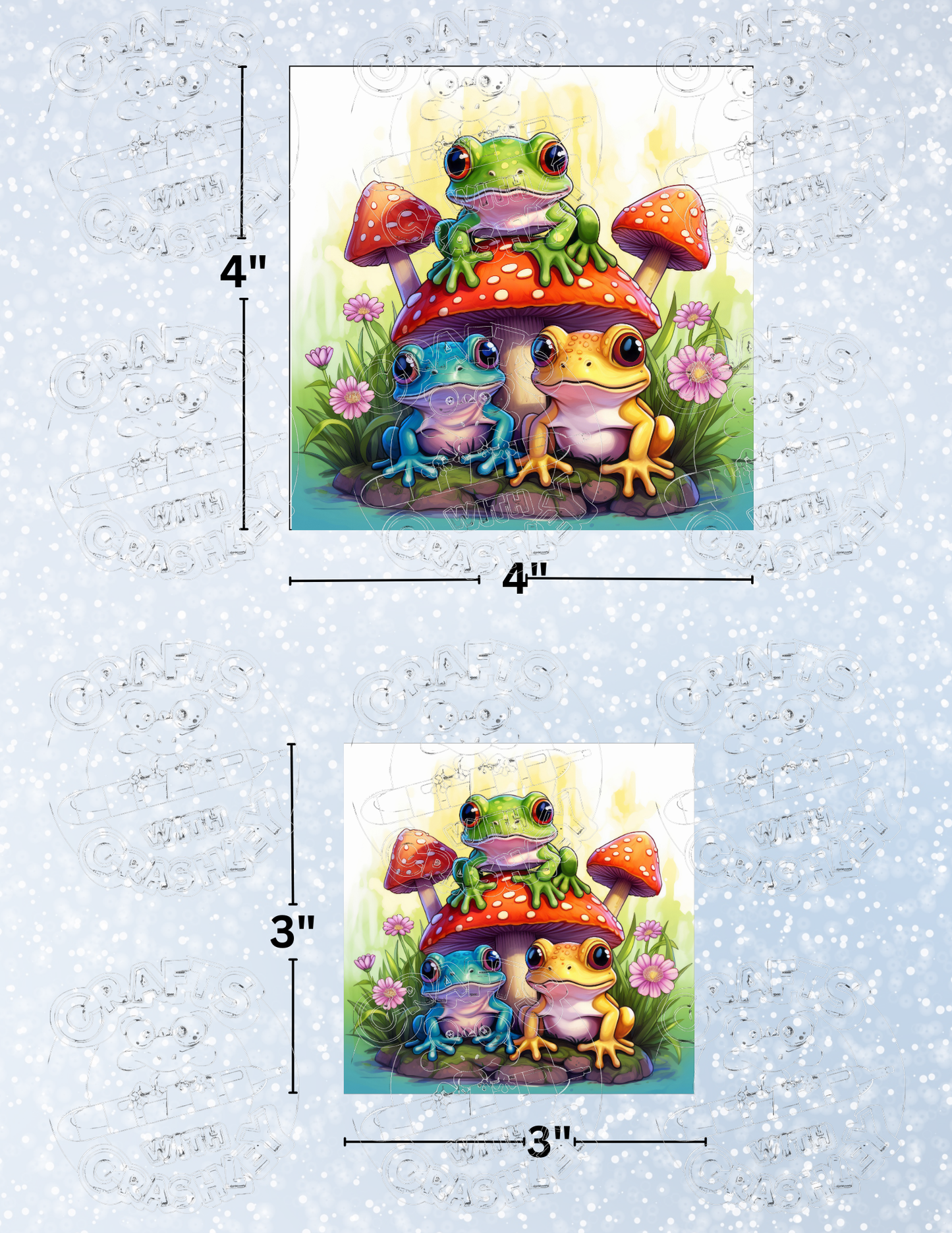 "Frog Friends" by ©Auclair Studio Premium Decorative Release Papers for Diamond Painting