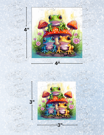 "Frog Friends" by ©Auclair Studio Premium Decorative Release Papers for Diamond Painting