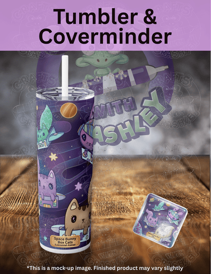 "Space Bunny Box Cats" by ©Jeremiah Ketner Premium Accessories for Diamond Painting