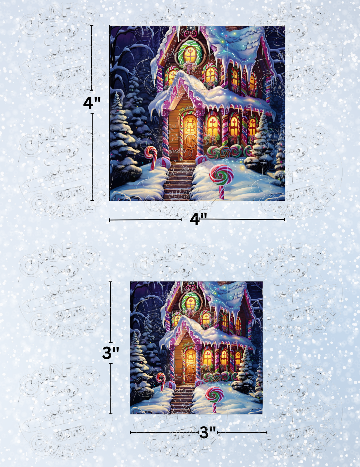 "The Sweet Winter Retreat" by ©Auclair Studio Premium Decorative Release Papers for Diamond Painting