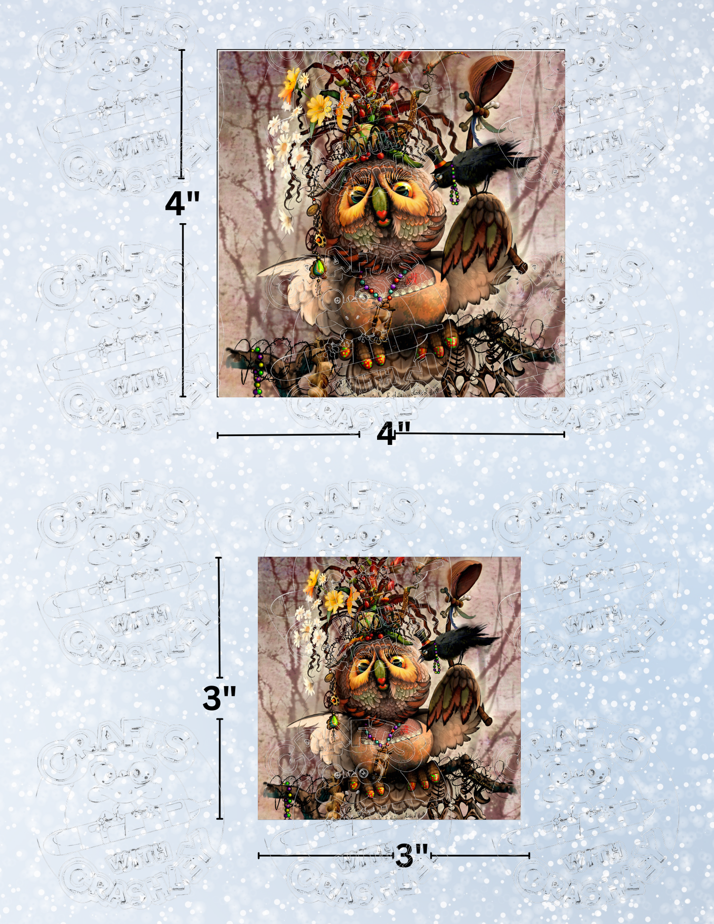 "Mae Mae" by ©Richard Lorenz Premium Decorative Release Papers for Diamond Painting