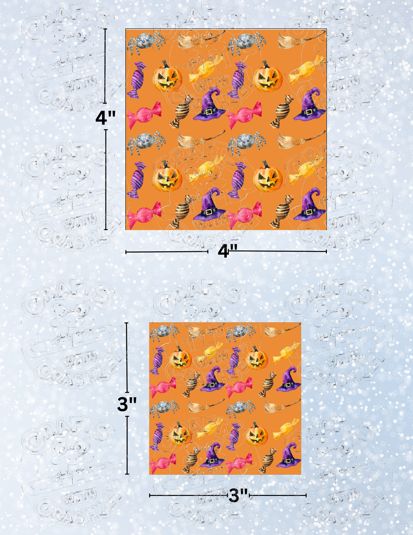 "Halloween Fun" Premium Decorative Release Papers for Diamond Painting