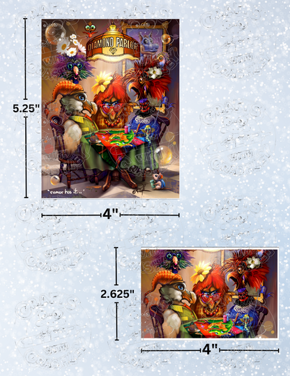 "It's a Bling Thing" by ©Richard Lorenz Premium Decorative Release Papers for Diamond Painting