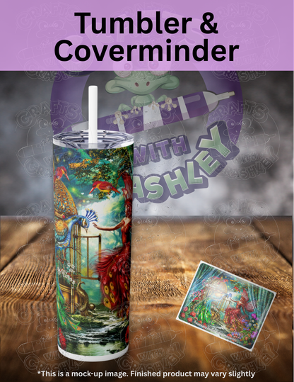 "Red Fairy Forest" by ©Ciro Marchetti Premium Accessories for Diamond Painting