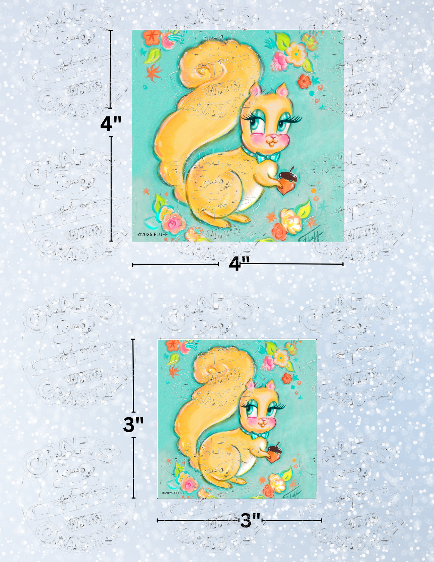 Product Bundle "Yellow Squirrel" by ©Miss Fluff