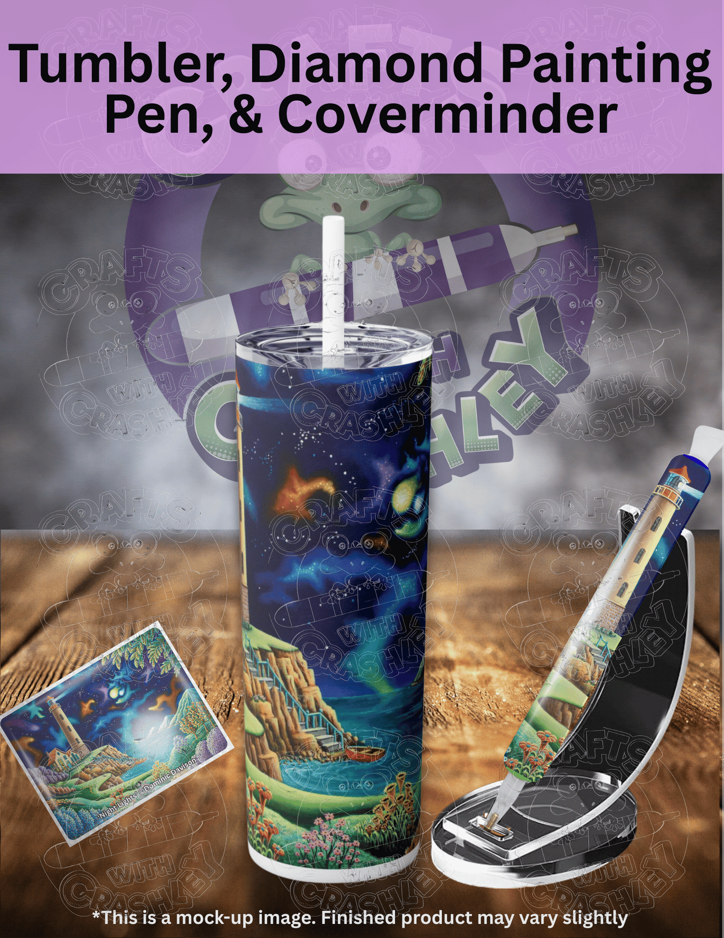 "Night Lights" by ©Andy Russell Premium Accessories for Diamond Painting