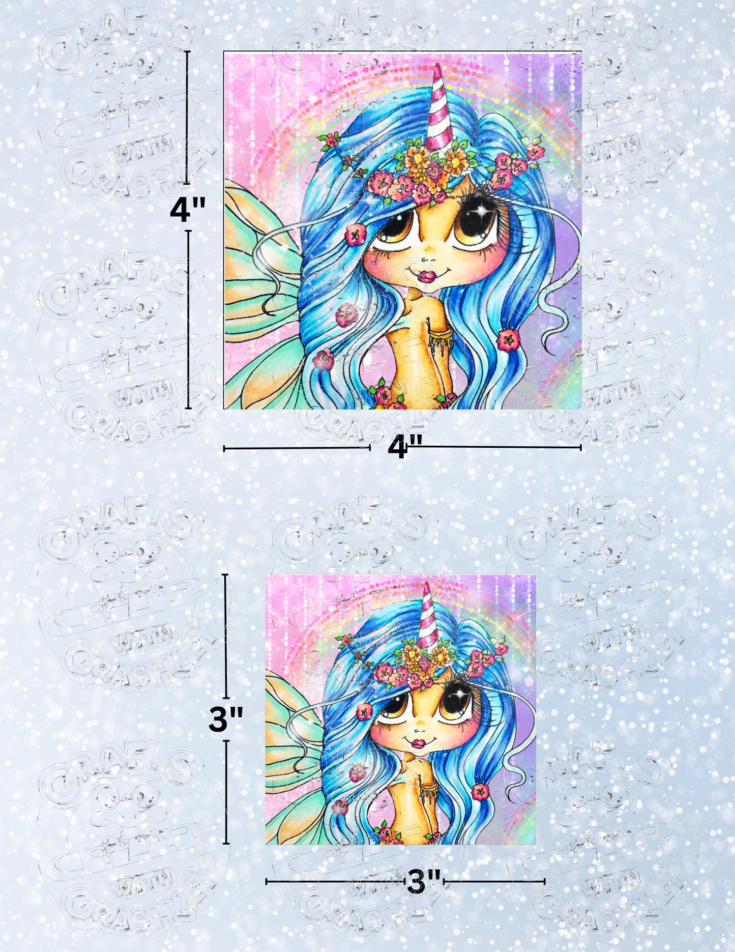 Product Bundle "Unicorn Rainbows Bestie" by ©Sherri Baldy