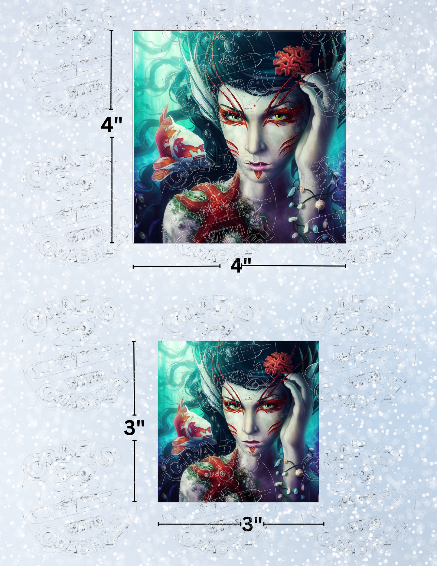 "The Deep is Mine" by ©JoJoes Art Premium Decorative Release Papers for Diamond Painting