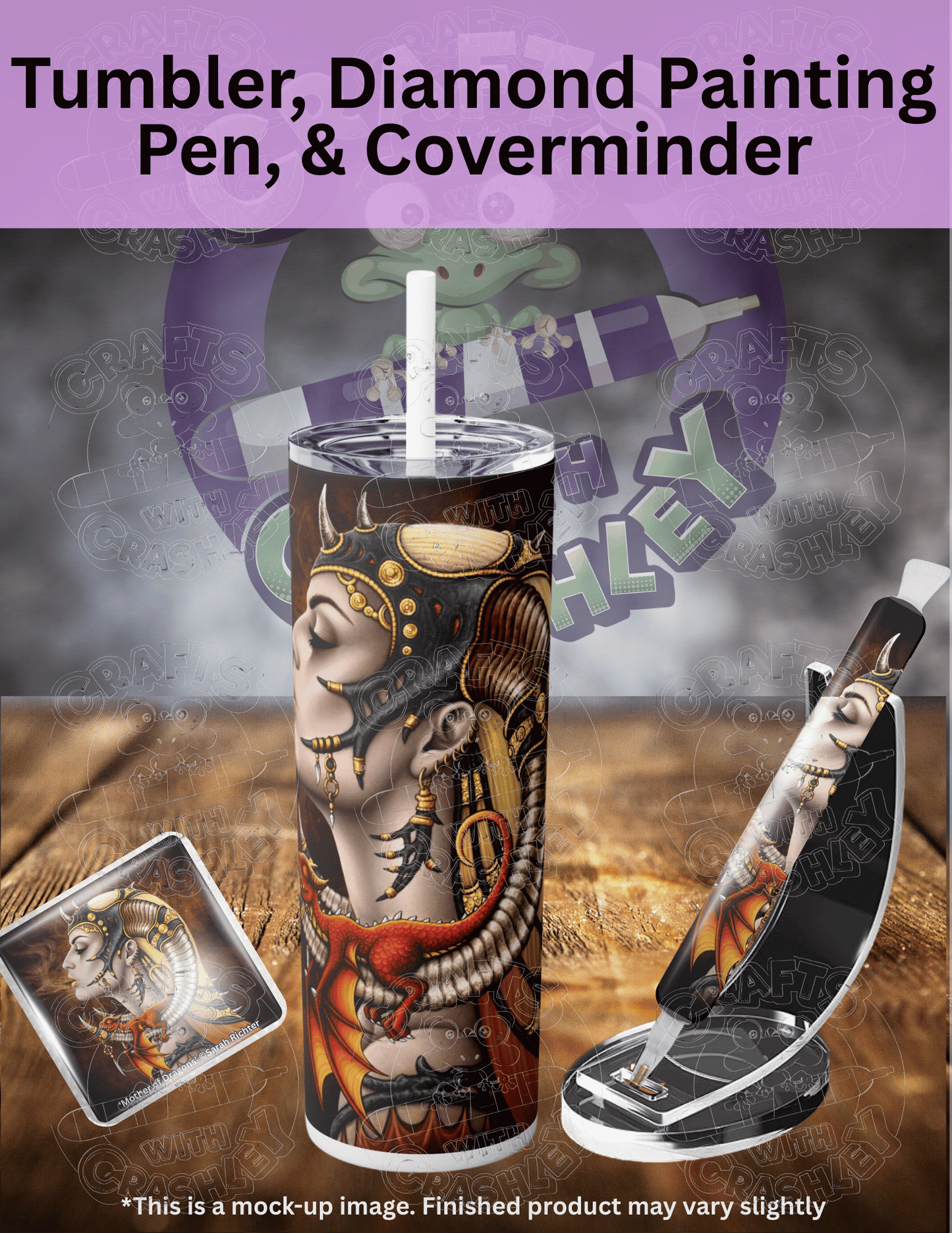 "Mother of Dragons" by ©Sarah Richter Premium Accessories for Diamond Painting