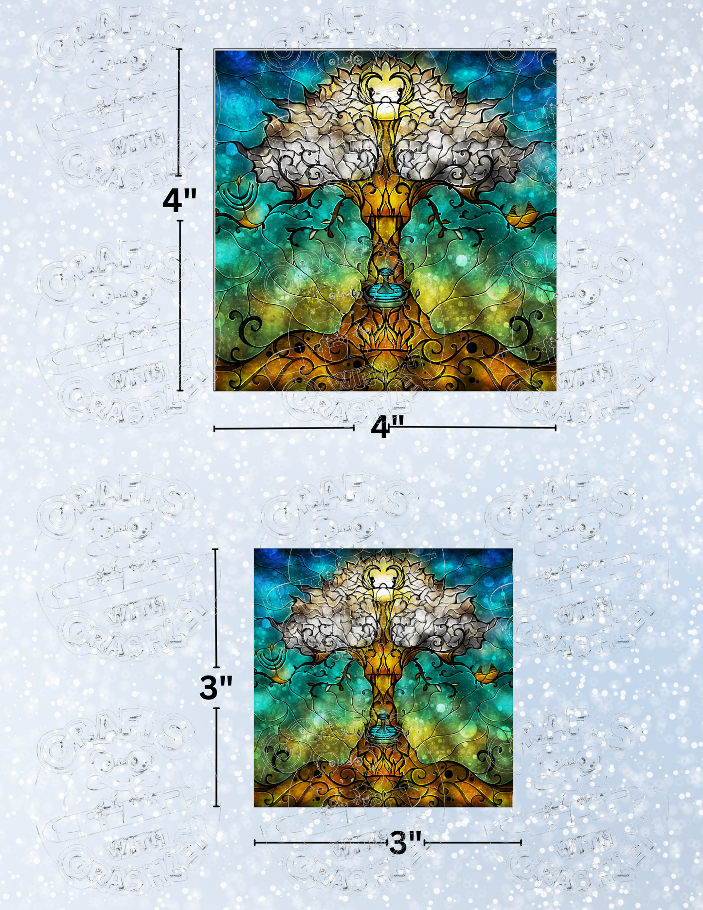 "Tree of Life" by ©Mandie Manzano Premium Decorative Release Papers for Diamond Painting