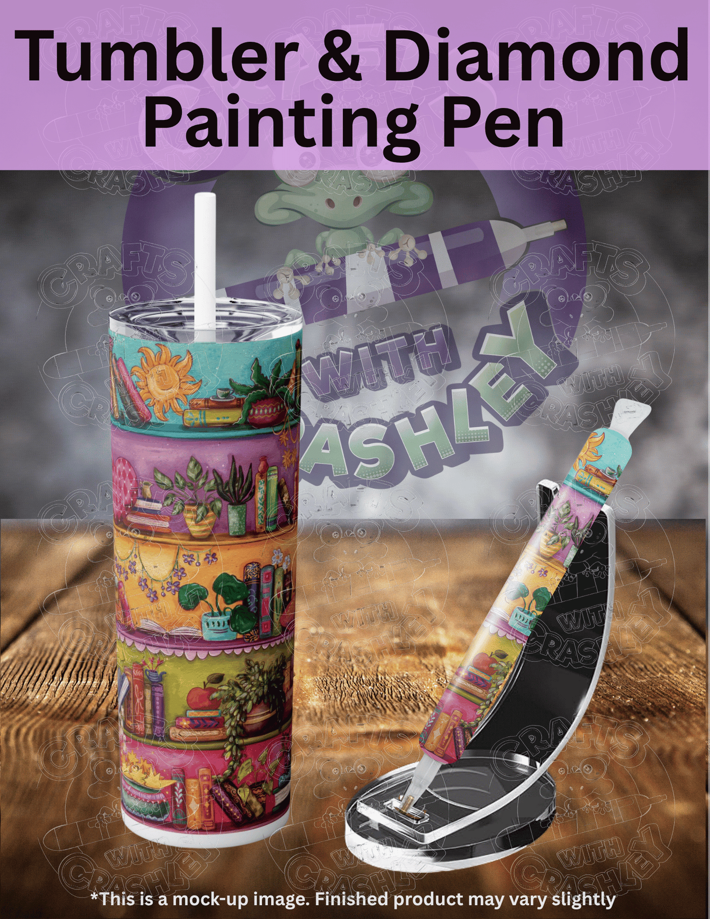 "Book Lover's Treasures" by ©Karii Creates Premium Accessories for Diamond Painting