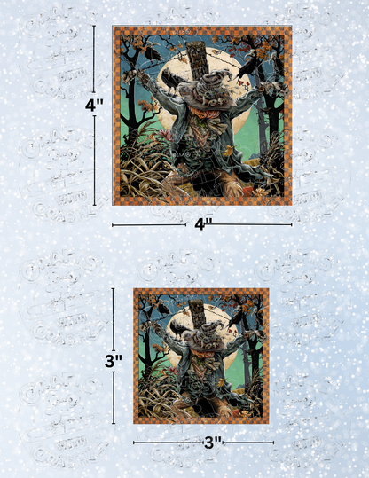 "The 4 Crows of the Apocalypse" by ©Cheryl Baker Premium Decorative Release Papers for Diamond Painting