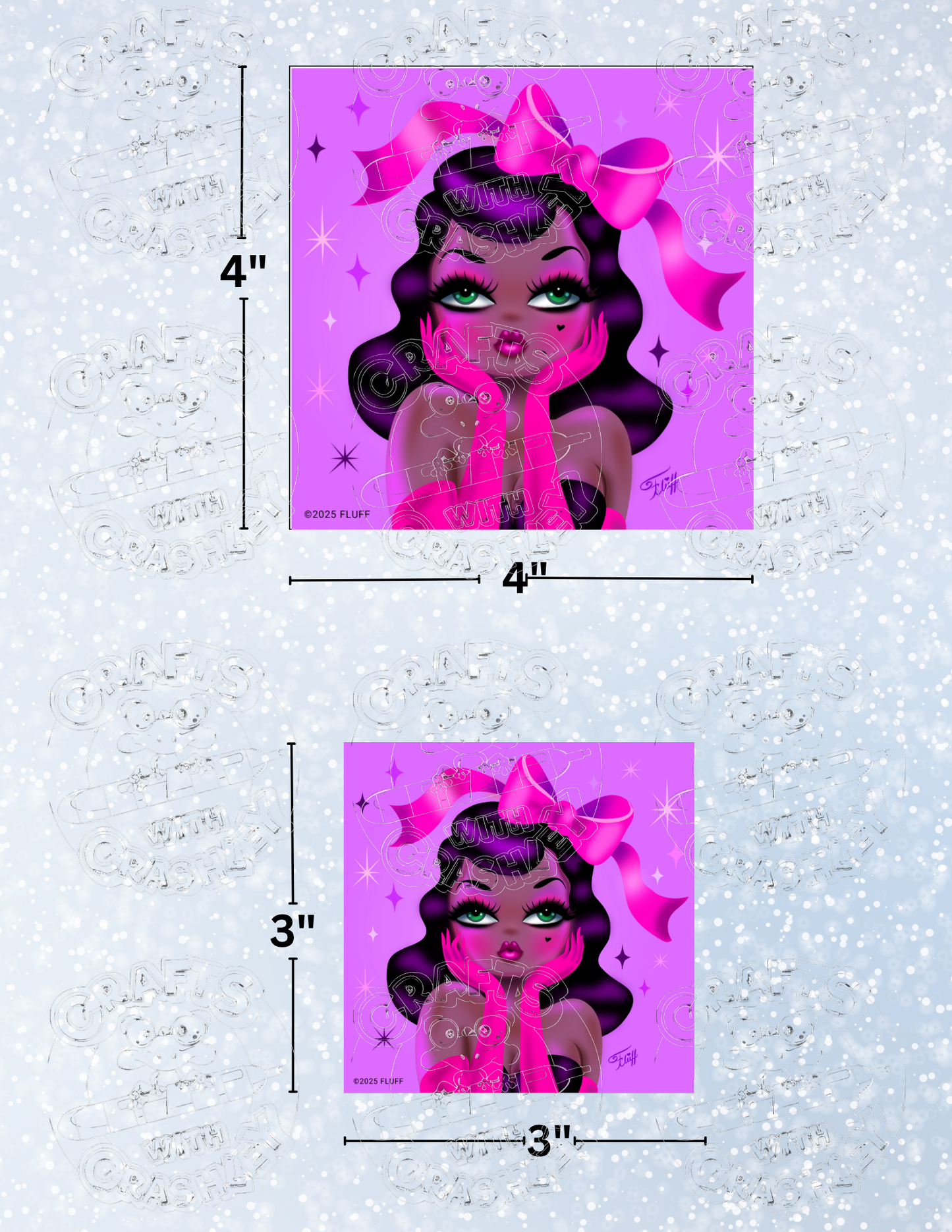 Product Bundle "Glamour Doll on Violet" by ©Miss Fluff