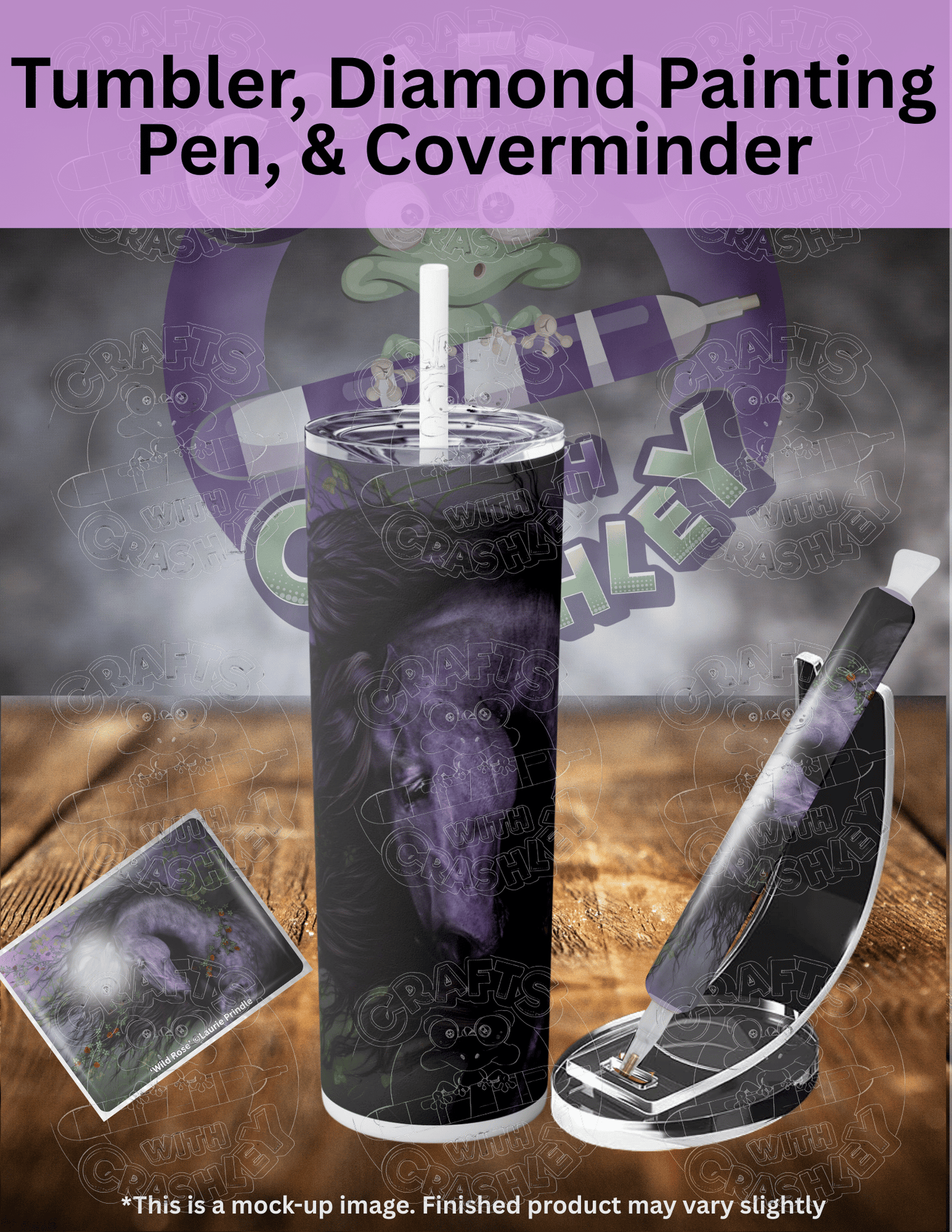 "Wild Rose" by ©Laurie Prindle Premium Accessories for Diamond Painting