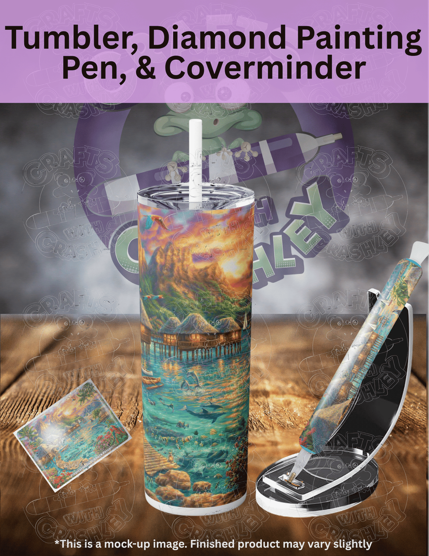 "Tropical Oasis" by ©Chuck Pinson Premium Accessories for Diamond Painting