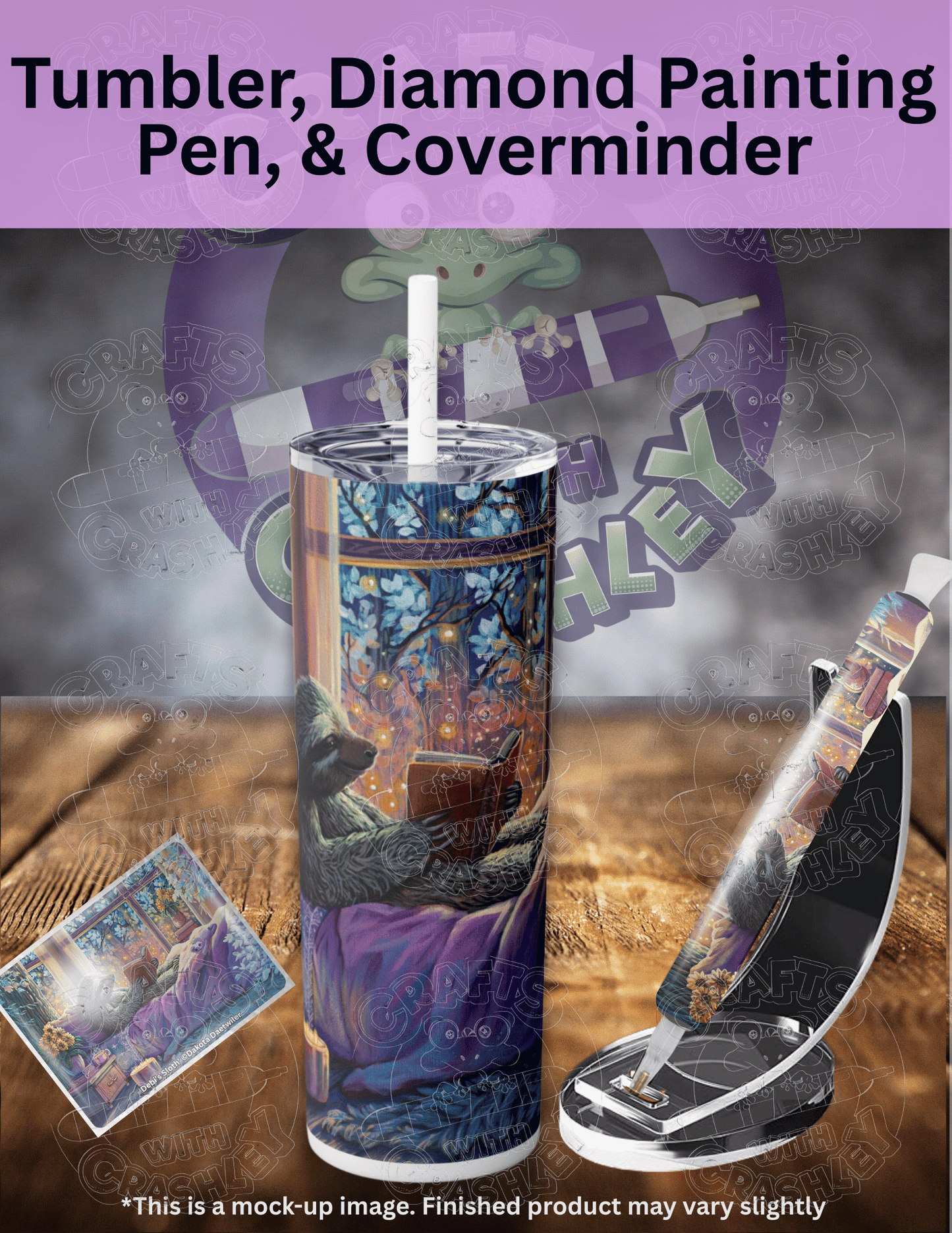 "Debi's Sloth" by ©Dakota Daetwiler Premium Accessories for Diamond Painting