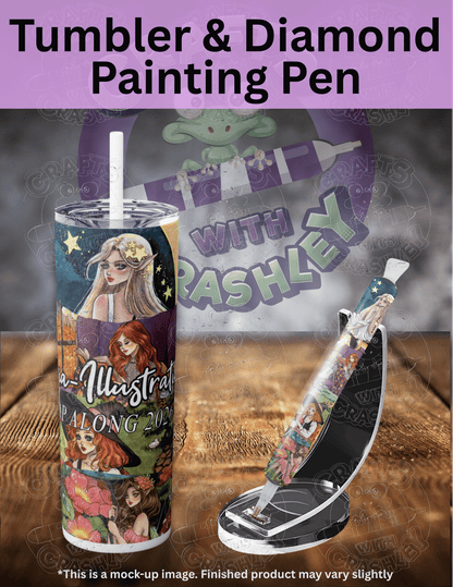 "Aria Illustration DP Along 2026" by ©Aria Illustration Premium Accessories for Diamond Painting