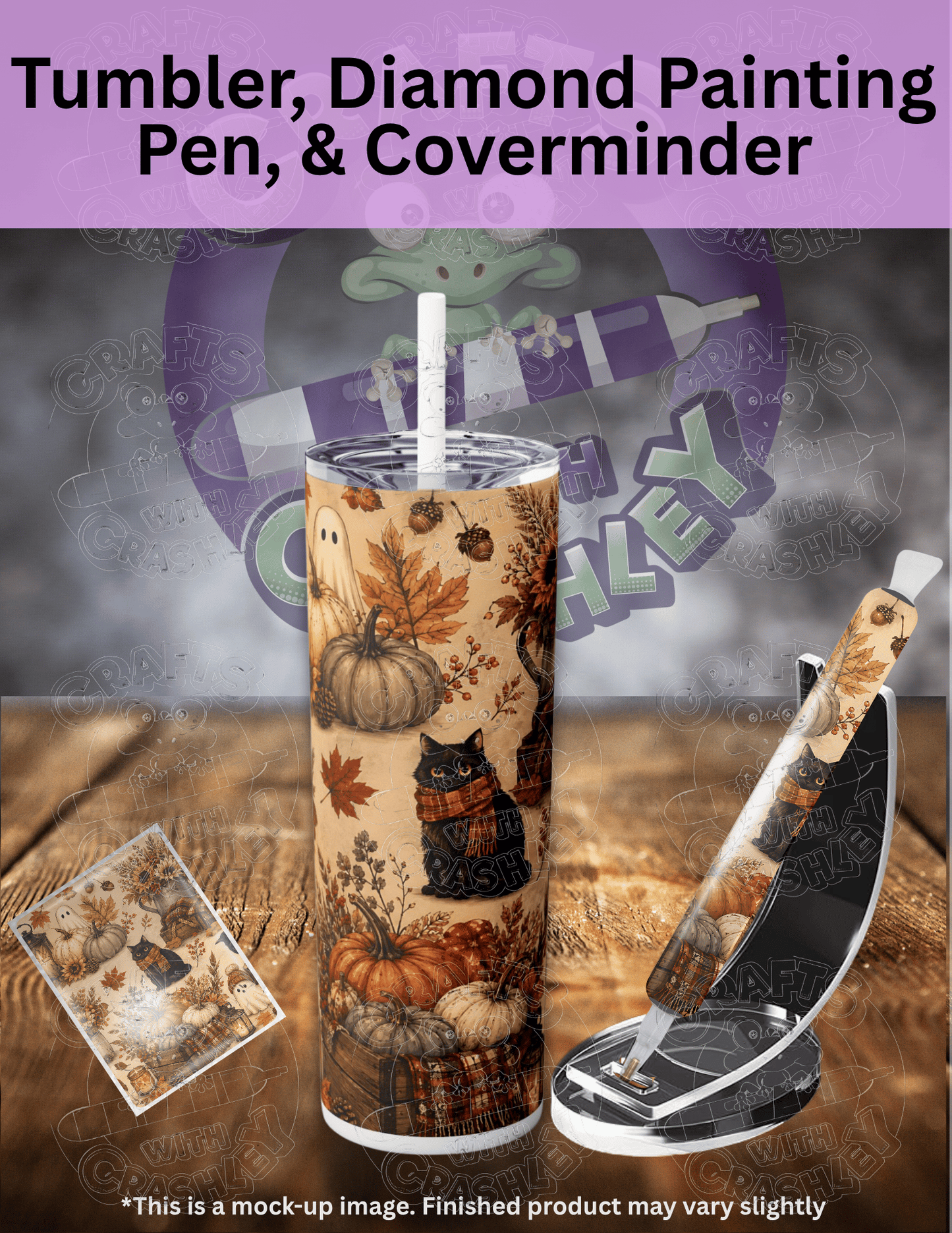 "Cozy Autumn Ghost" Premium Accessories for Diamond Painting