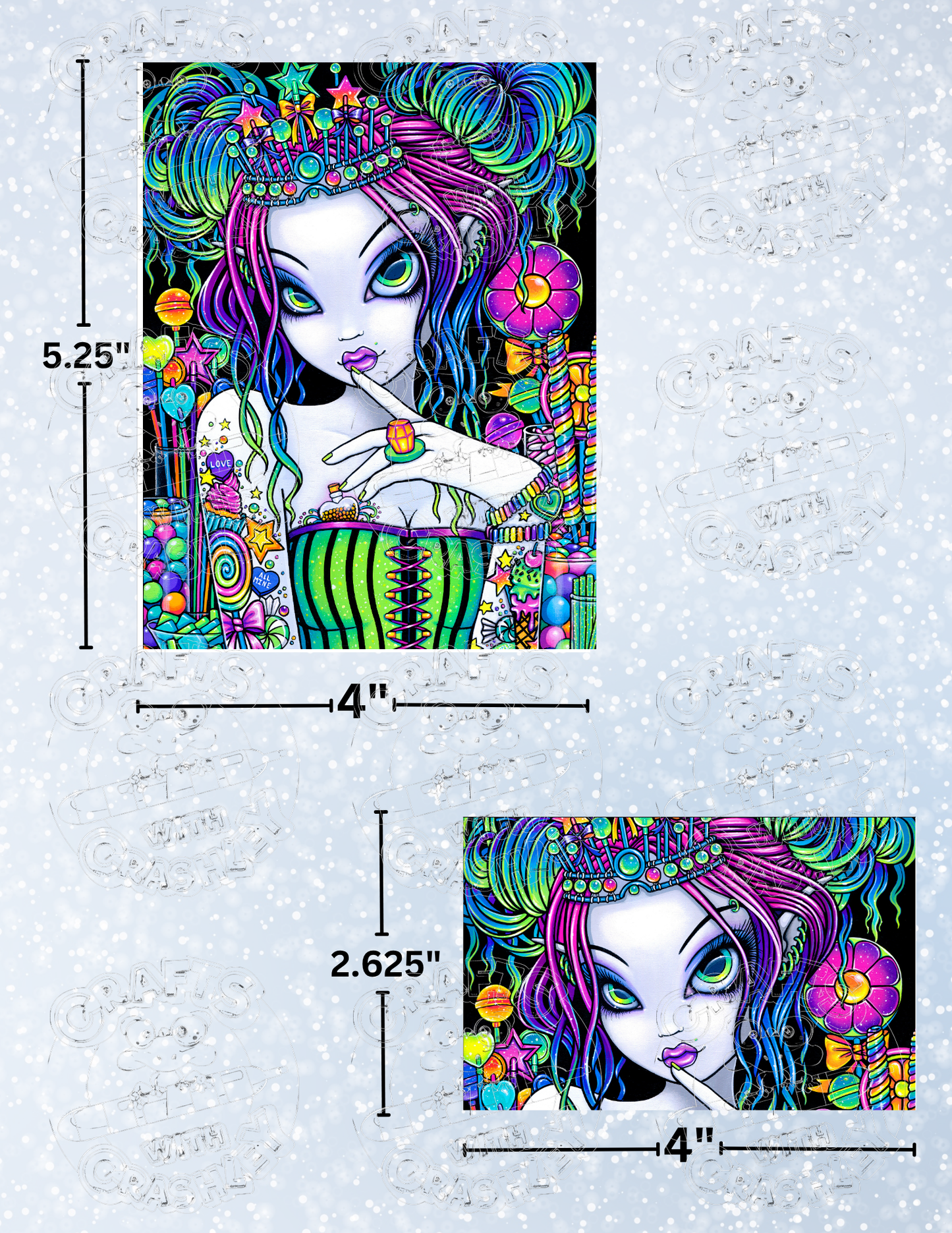 "Sweettooth" by ©Myka Jelina Premium Decorative Release Papers for Diamond Painting